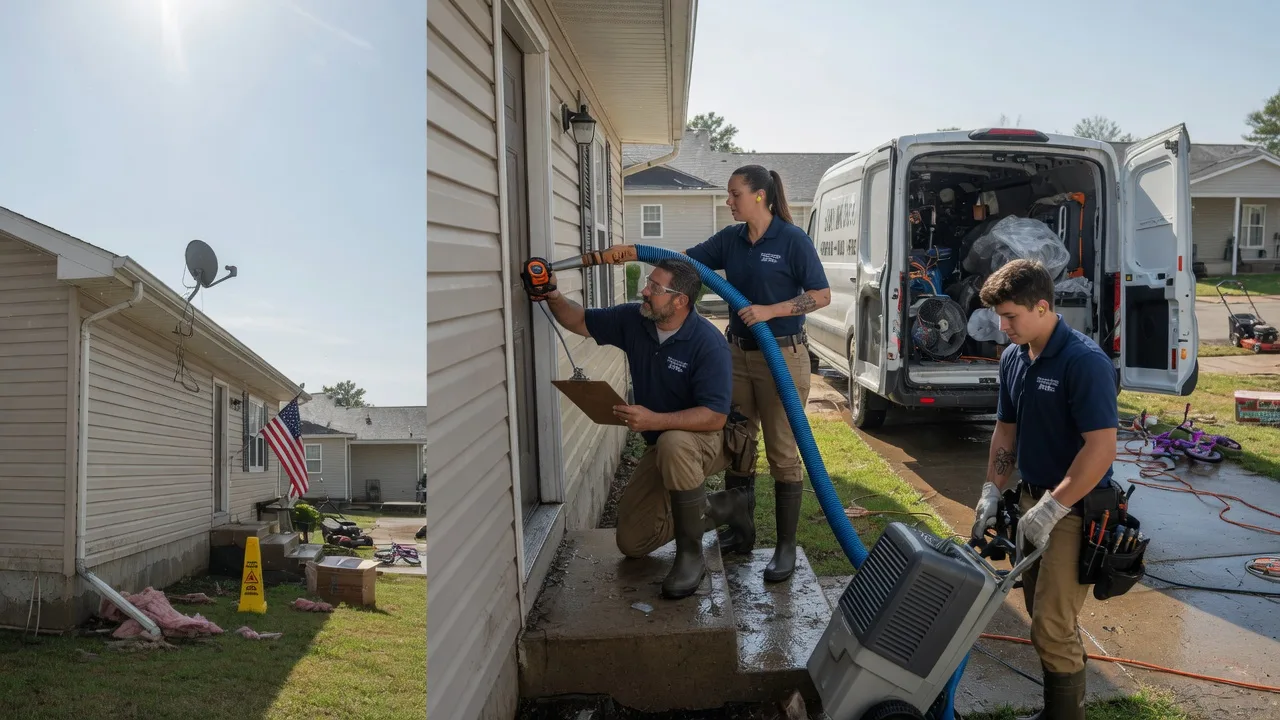 Ceiling Water Damage Restoration in West End, NC near me